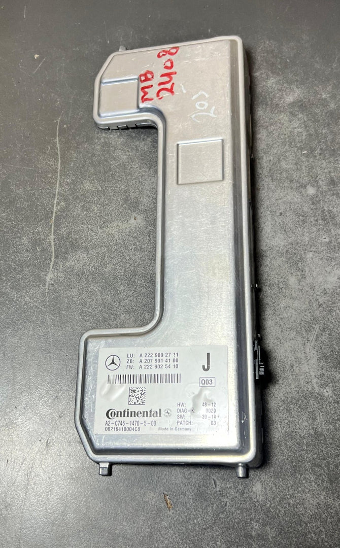 MERCEDES W222 S63 WINDSHIELD CAMERA LANE KEEP ASSIST CONTROL A222 9002711 OEM