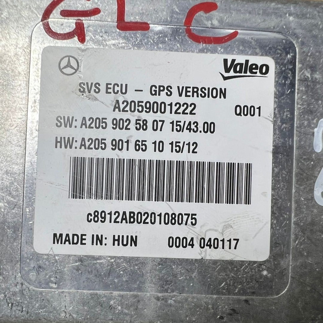 Mercedes W205 GLC Bluetec Photo Parking Control Camera Module A205 9001222