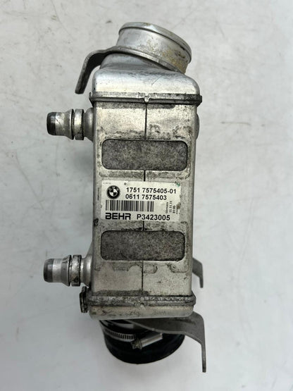 2010-16 BMW 550i 5' 6' X5 F15 X6 N63B44B LEFT Turbocharger Intercooler 7575405