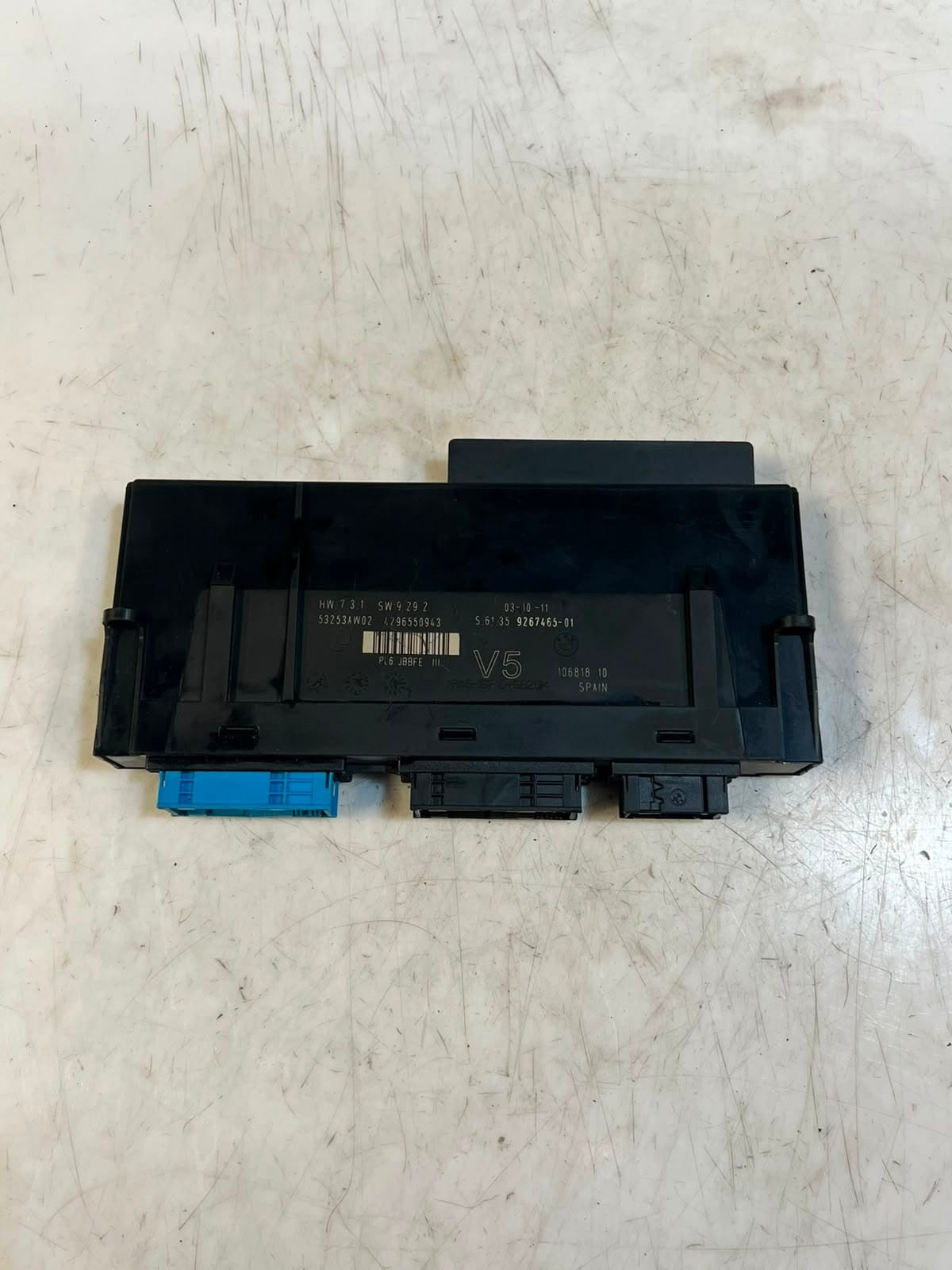 2012-2018 BMW F06 F10 F01 F13 7 Serie 640i Junction Box Control Module 9267465