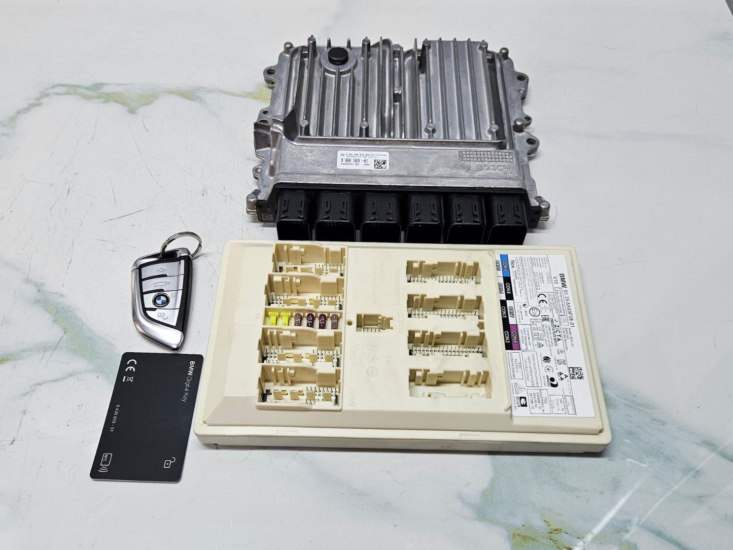 BMW X5 G05 B57S RHD 2019 ENGINE CONTROL UNIT ECU SET DDE 9886569 OEM
