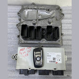 OEM BMW F07 N55 ENGINE COMPUTER CONTROL UNIT MODULE ECU SET 8639582-01