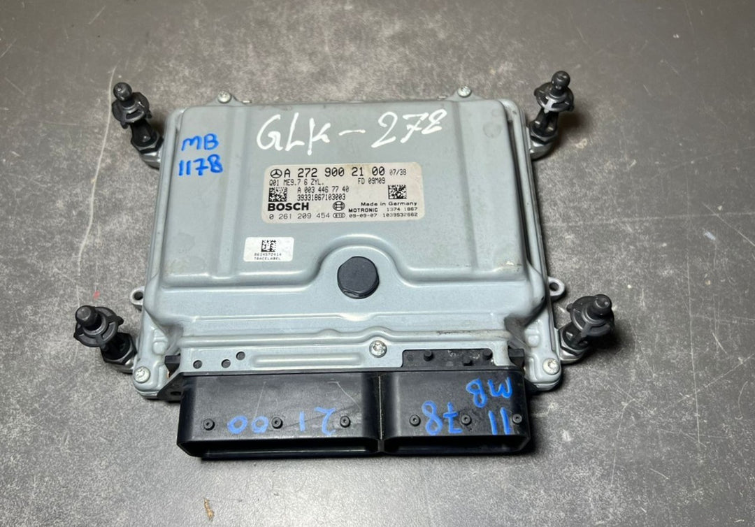 08-12 Mercedes W204 GLK Engine Control Module Unit ECM ECU A272 9002100 OEM