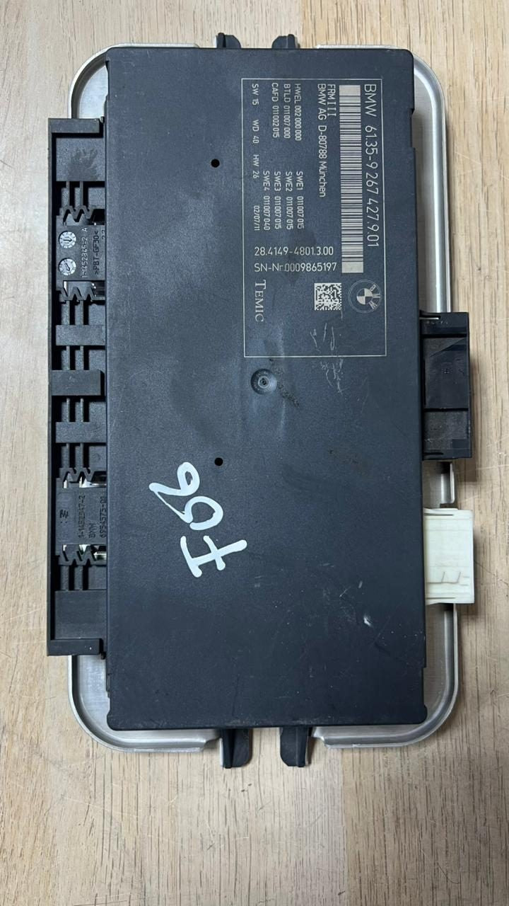 BMW 2012-2013 BMW 650i Footwell Module 9267427 F10 F02 F11 F06 FRM3