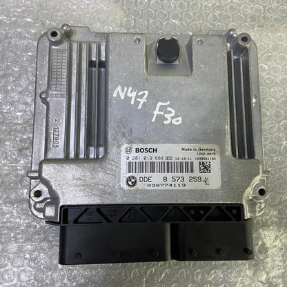 OEM BMW 320d N47N F30 2013 ENGINE CONTROL UNIT ECU KIT DDE 8573259 BOSCH