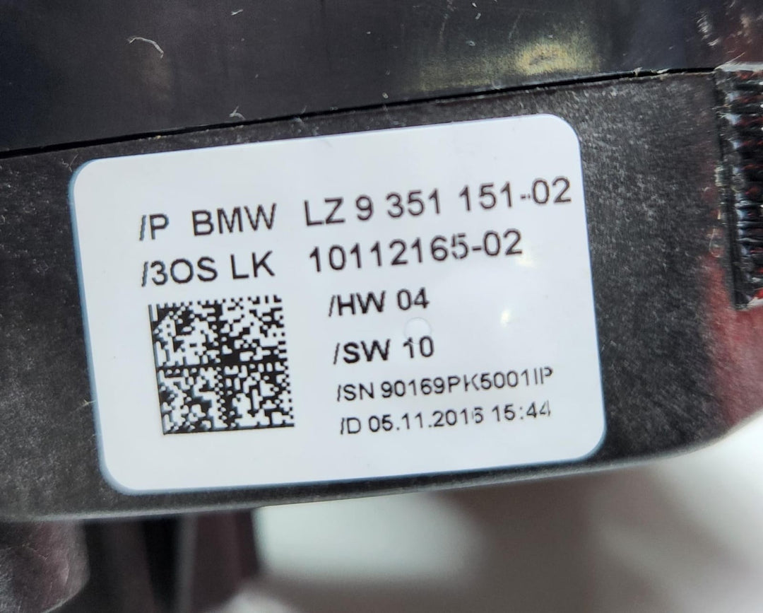2012-2018 BMW 3 Series Steering Column Switch 9351151 1 Series F20 F21 F31 OEM