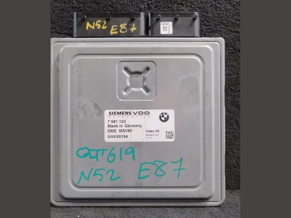 BMW E90/E92 E93 ENGINE DME CONTROL MODULE ECU P/N 7581123