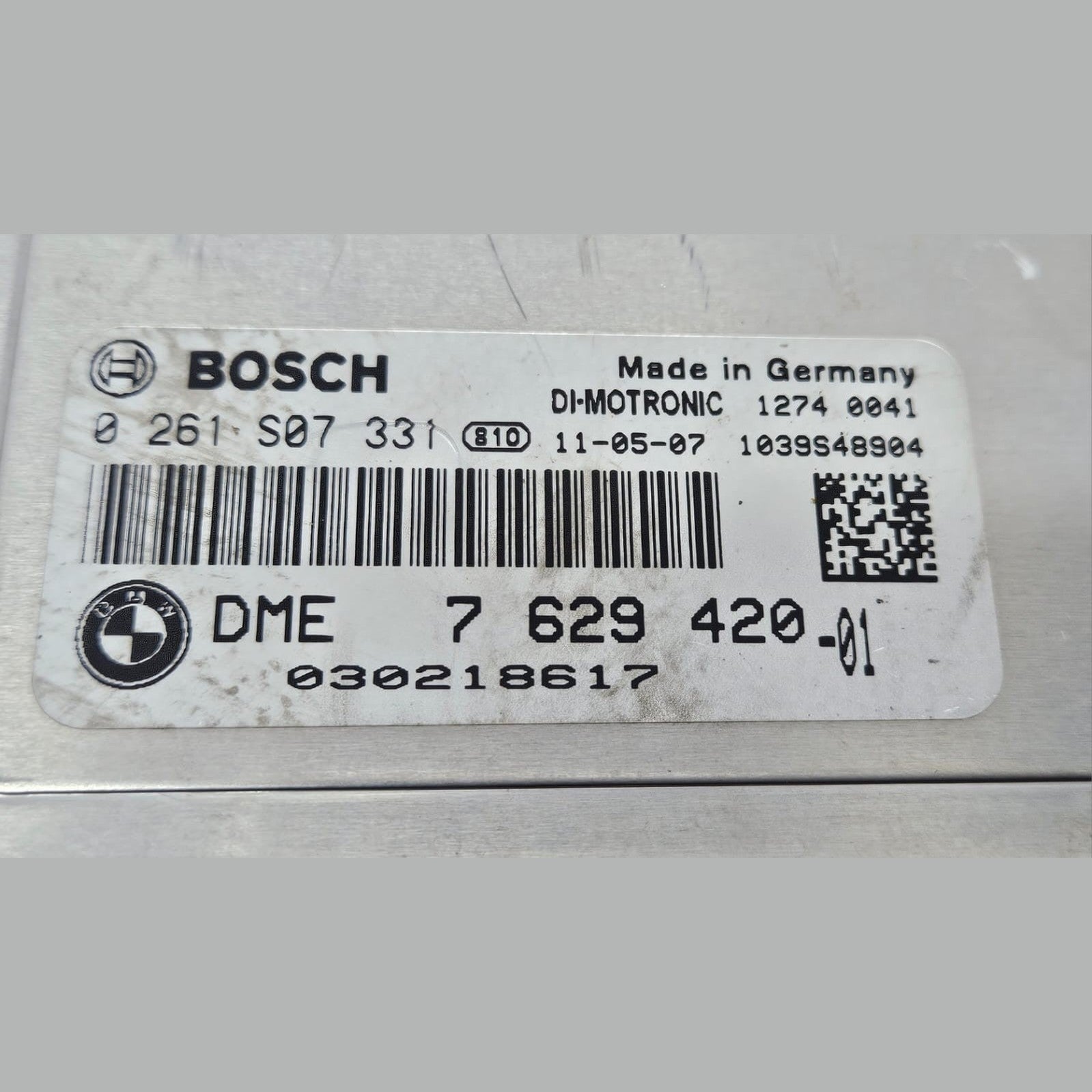 BMW 535i F10 F07 F10 N55 X3 F25 Engine Control Unit DME 7629420 ECU SET