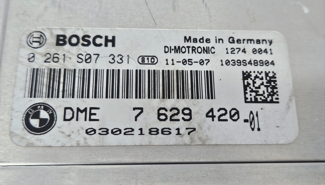 BMW 535i F10 F07 F10 N55 X3 F25 Engine Control Unit DME 7629420 ECU SET