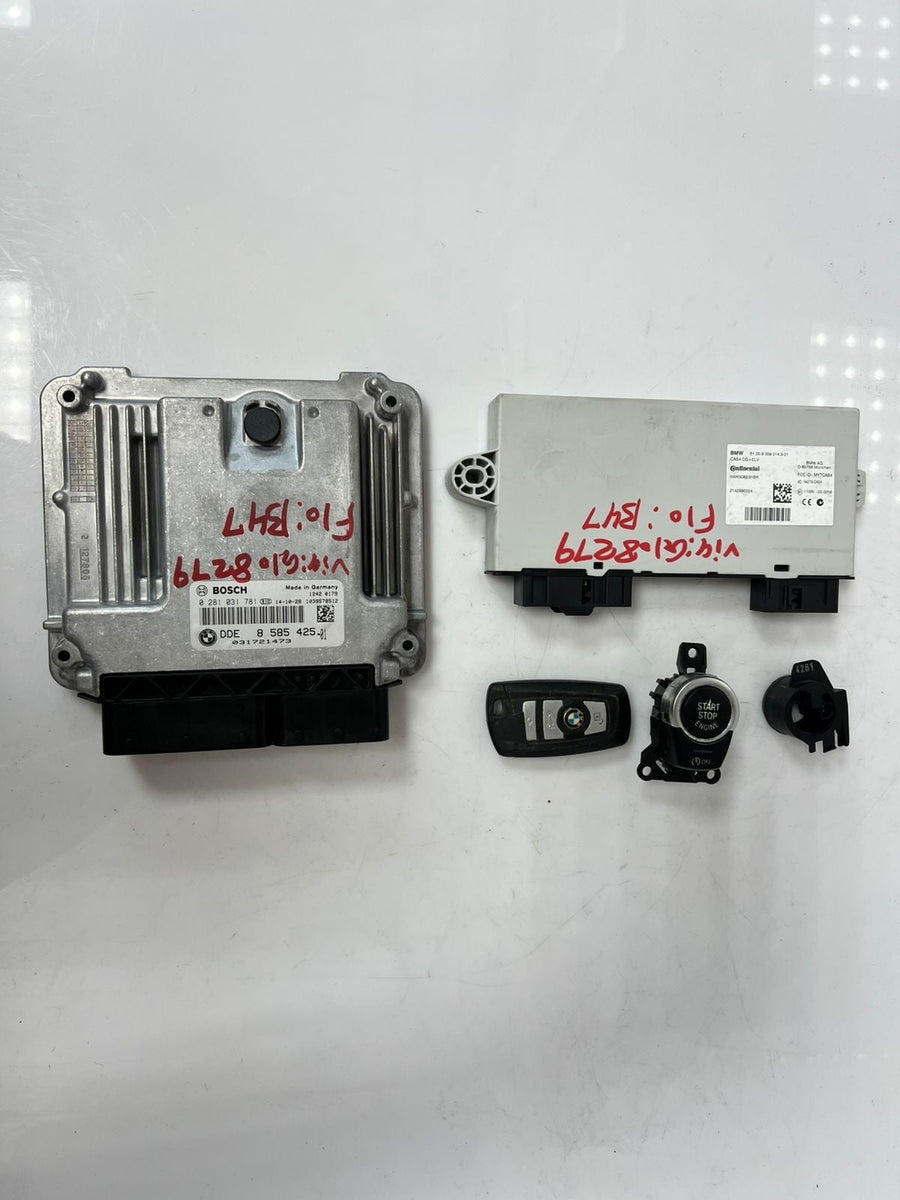 BMW Engine Control Unit DDE 8585425 F10 F11 520d B47 190HP ECU SET DIESEL