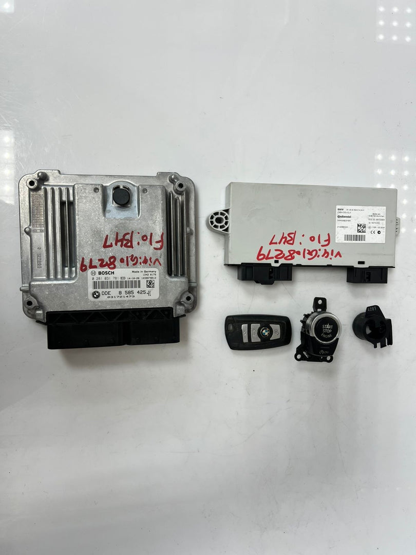 BMW Engine Control Unit DDE 8585425 F10 F11 520d B47 190HP ECU SET DIESEL