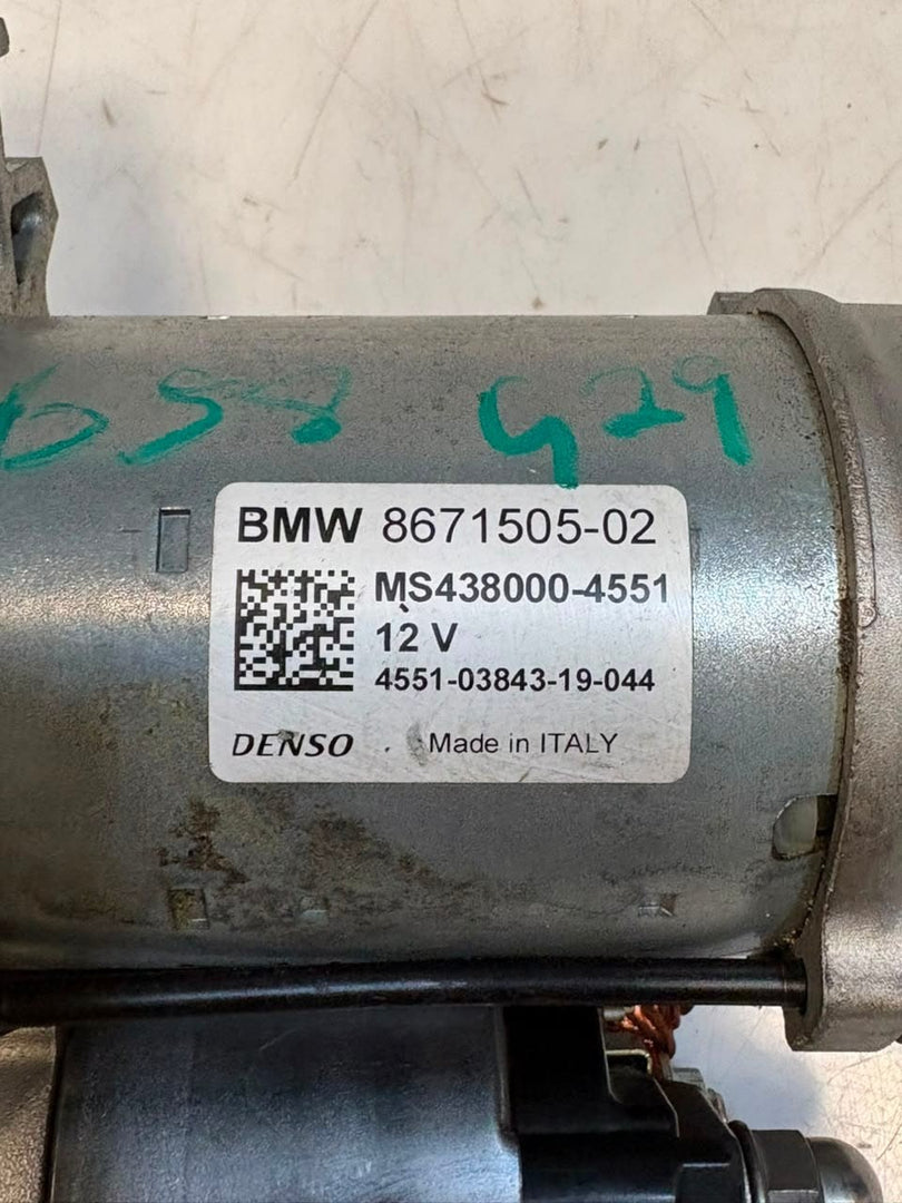 2020 BMW X4 8' 840i xDrive 540i M340i Starter Motor 8671505 OEM
