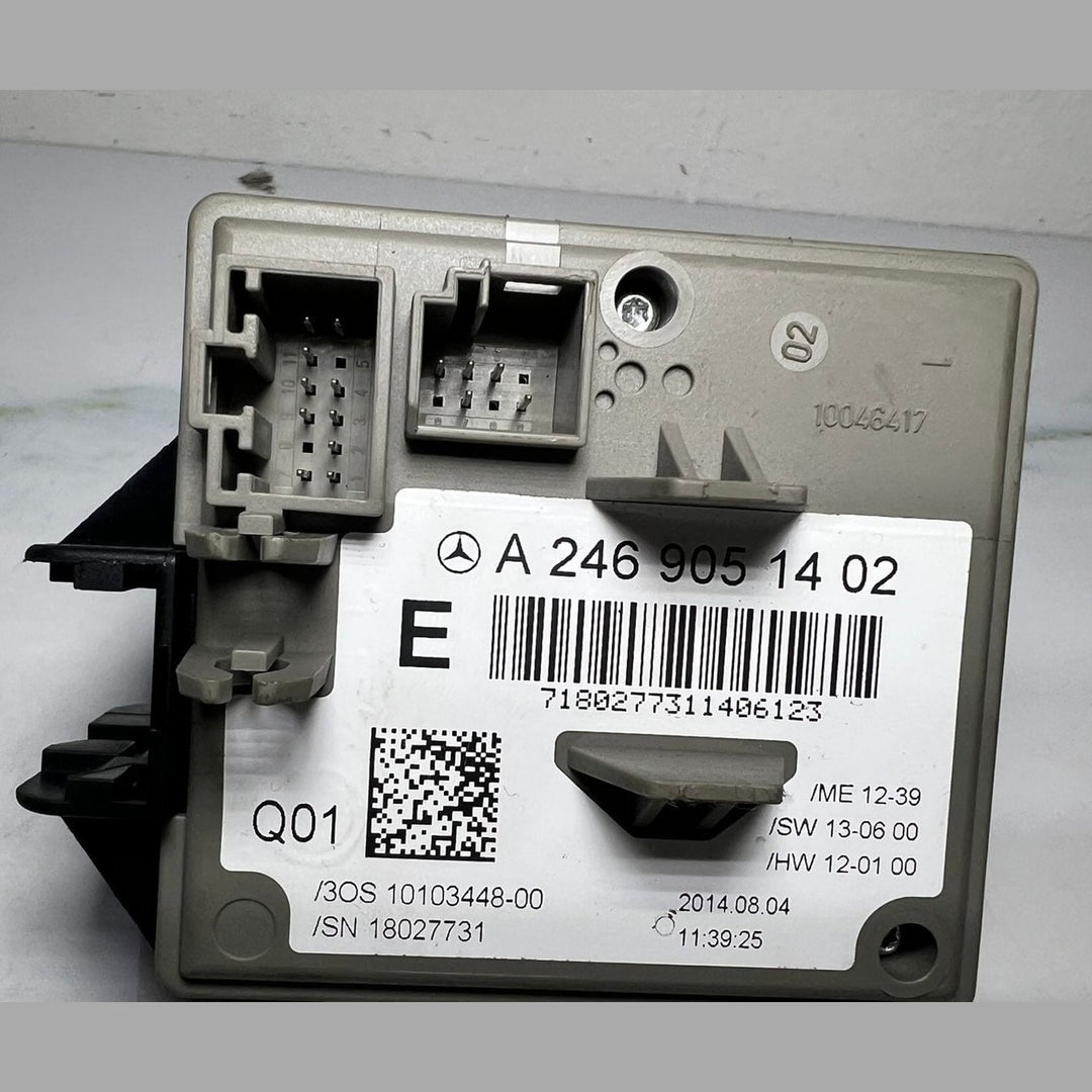 2014-2015 Mercedes-Benz GLA250 Ignition Switch Module A2469051402 W246 B180 CLA