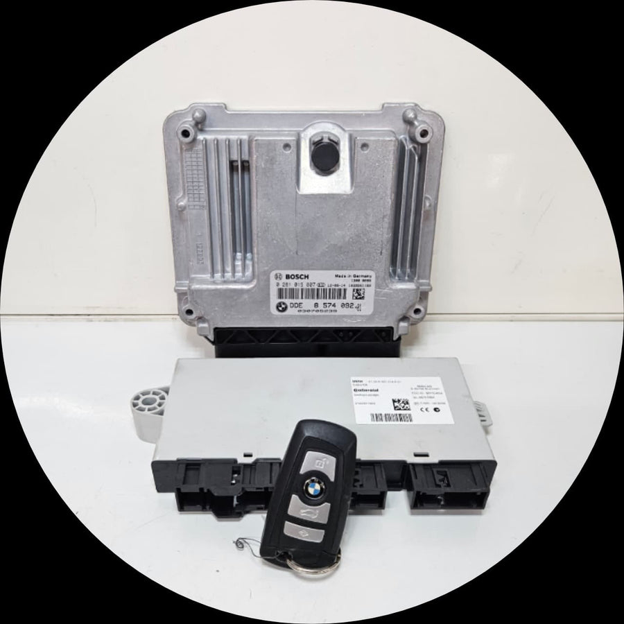 8574092-2013 BMW 5 Series X3 F25 N47 Engine Control Unit DDE Key Set