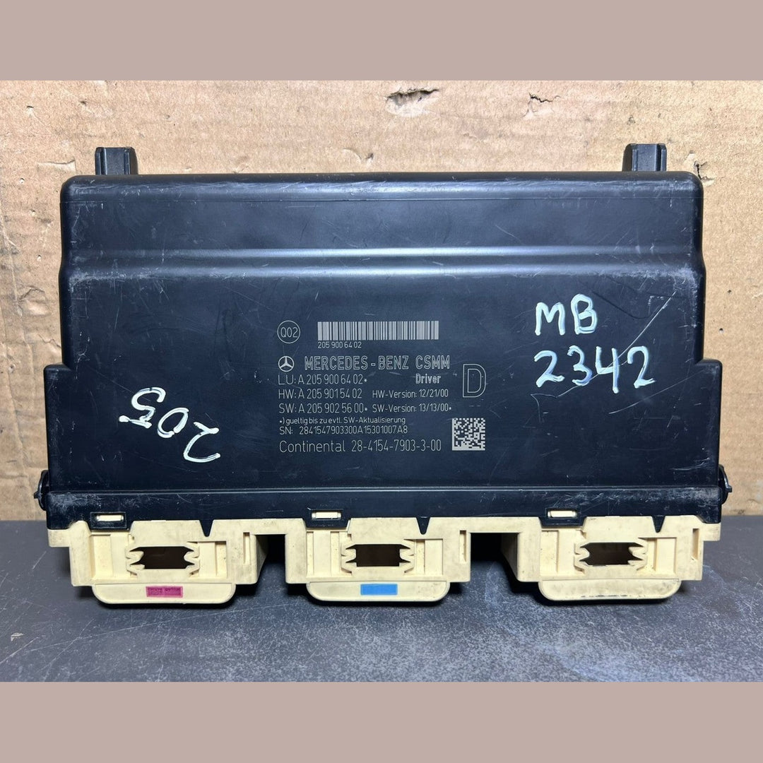 Mercedes W205 C-Class Front Driver Seat Control Module A205 9006402 OEM LHD