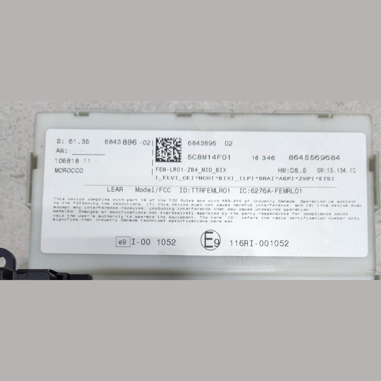 BMW Engine Control Unit 8691836 2 Series F22 218i B38B15A ECU SET 