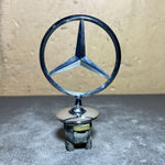 قم بتحميل الصورة إلى عارض الصور، Front Hood Ornament Mounted Star Emblem For Mercedes-Benz C E S AMG Silver Logo