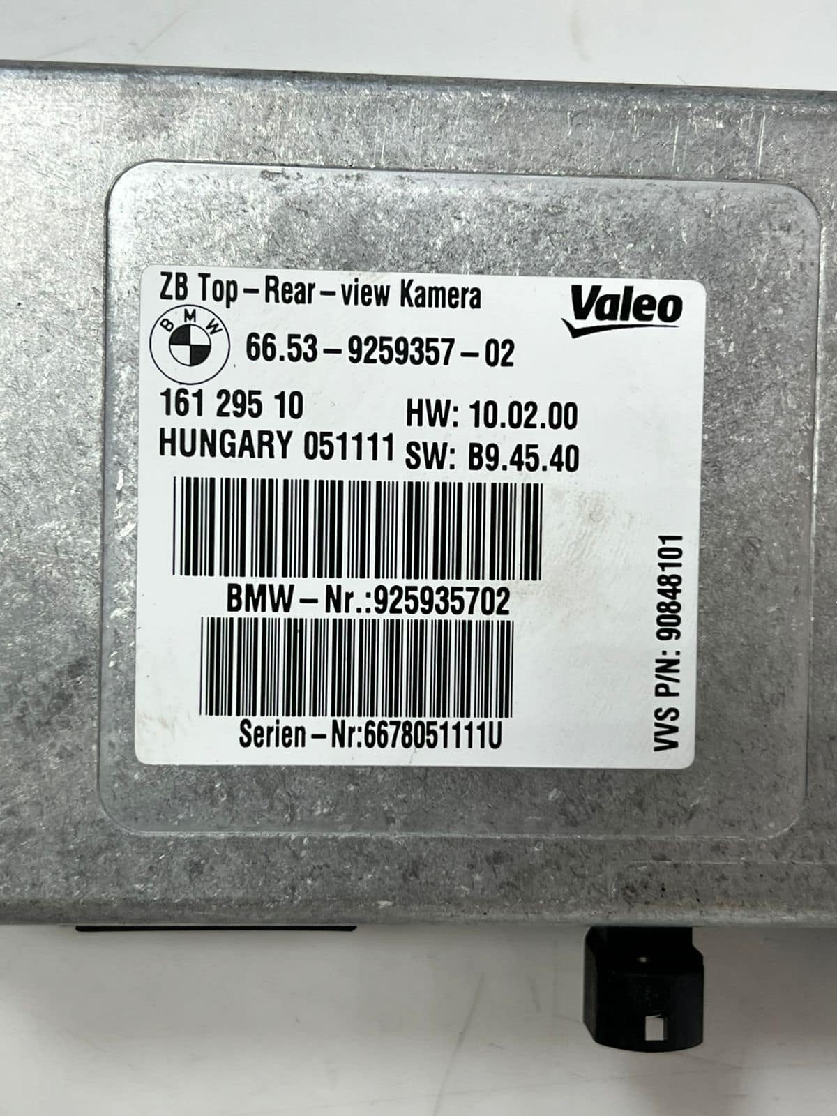 2007-2013 BMW X5 X6 E71 Rear View Camera Control Module 9259357 OEM