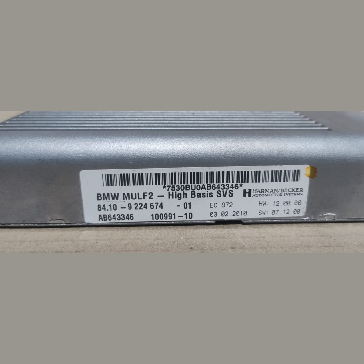 BMW  OEM 750I ULF HIGH BLUETOOTH COMMUNICATION CONTROL MODULE-9224674