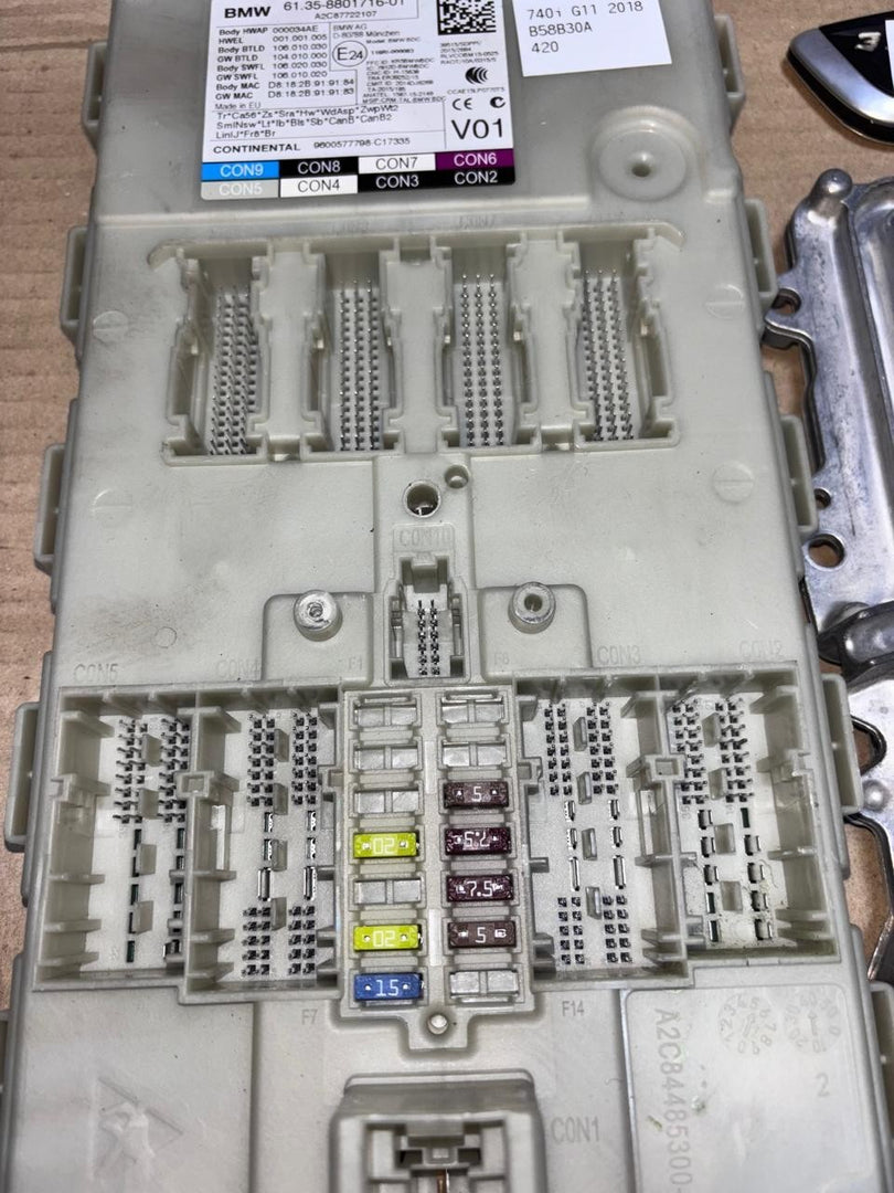 BMW 740i G11 B58B30A 2018 ENGINE CONTROL UNIT - (8740357)