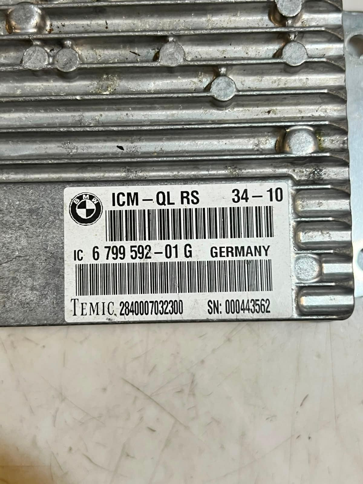 2011 BMW 750Li F01 F02 F07 F10 F11 Active Cruise Control Module 6799592 OEM