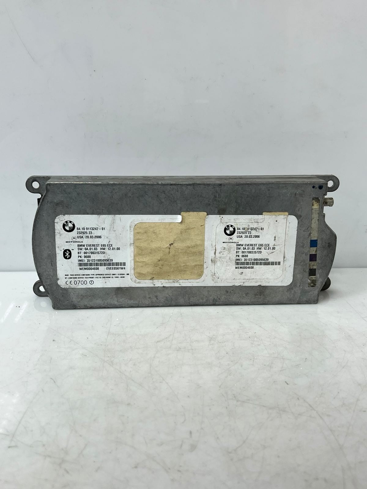 BMW 7 Series E65 E66 Bluetooth Telematics Control Module 9113247 OEM