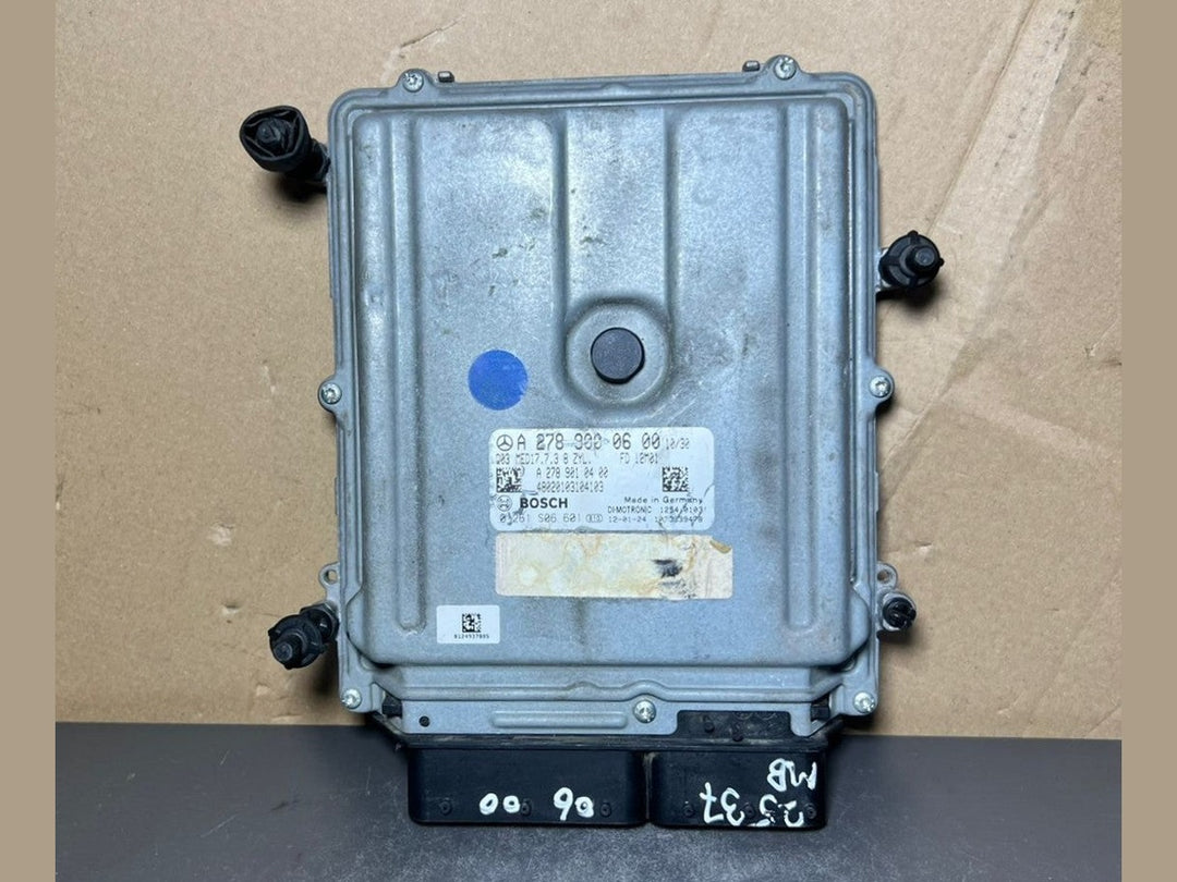 10-18 Mercedes W212 W166 Engine Control Module Unit ECM ECU A278 9000600 OEM