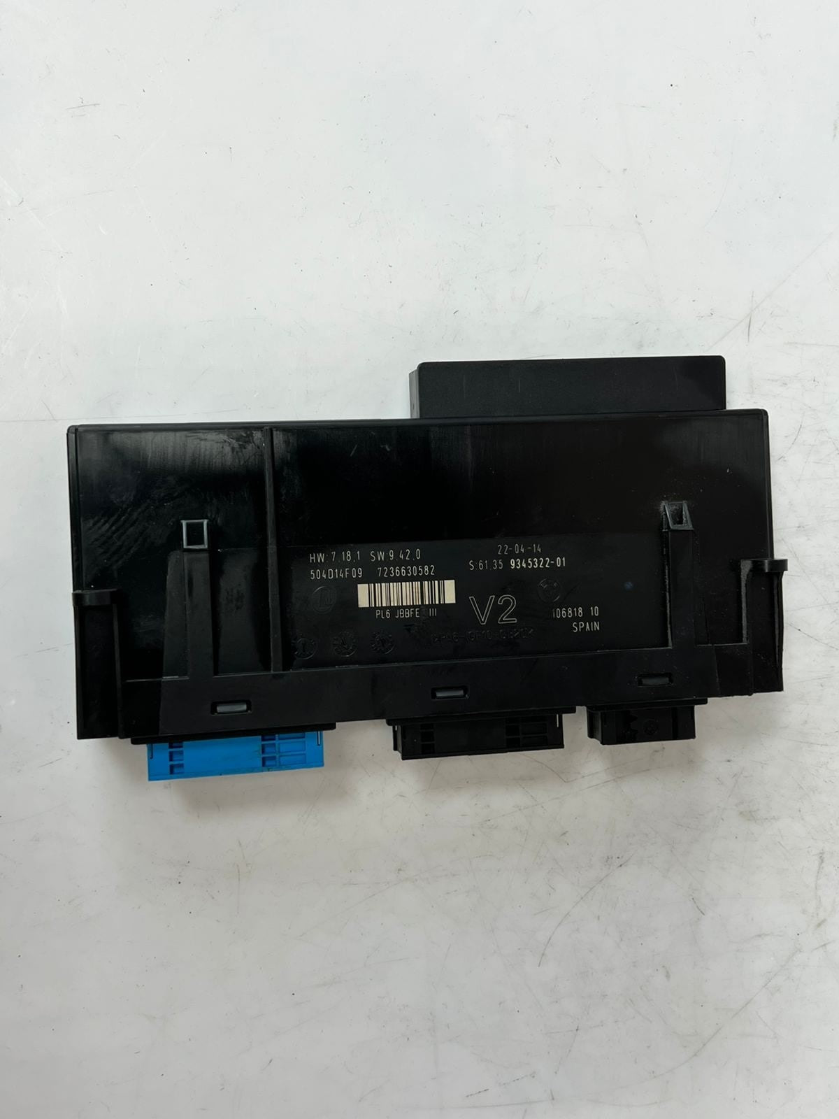 2010-2016 BMW 5 Series F10 F11 Body Control Module BCM ECU JBBFE III 9345322