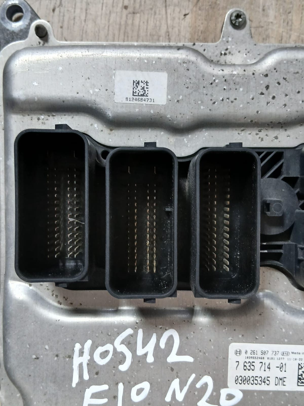 2011 BMW 528i F10 N20 Engine Control Unit SET DME+ CAS4 CA + 1KEY 7635714
