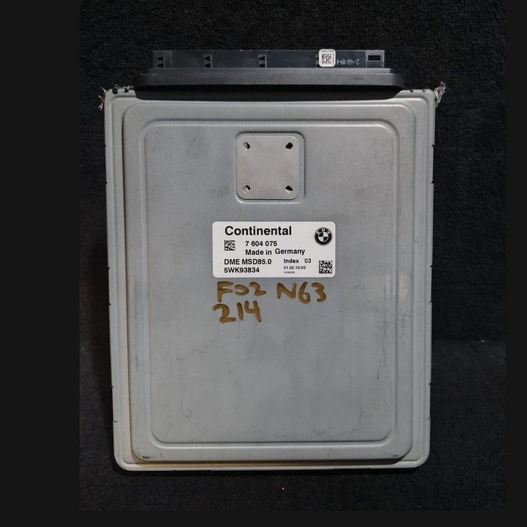 OEM BMW 550i 750i  F02 N63 ENGINE CONTROL UNIT MODULE ECU 1214-7604075