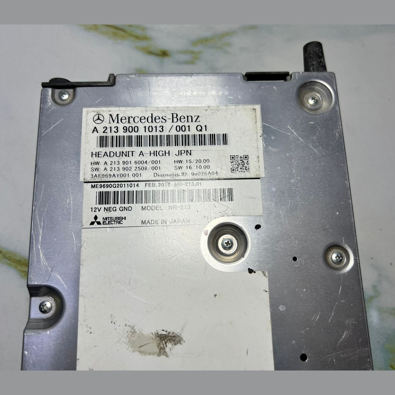 15-21 Mercedes W213 E-Class Radio Audio Multimedia Head Unit  A213 9001013 OEM