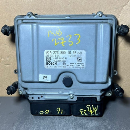 07-12 Mercedes W164 GL450 Engine Control Module Unit ECM ECU A273 9001600 OEM
