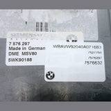 BMW 325i E91 2007 N52N MOTORSTEUERGERÄT DME 7576297 SET