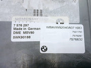 BMW 325i E91 2007 N52N ENGINE CONTROL ECU UNIT KIT DME 7576297