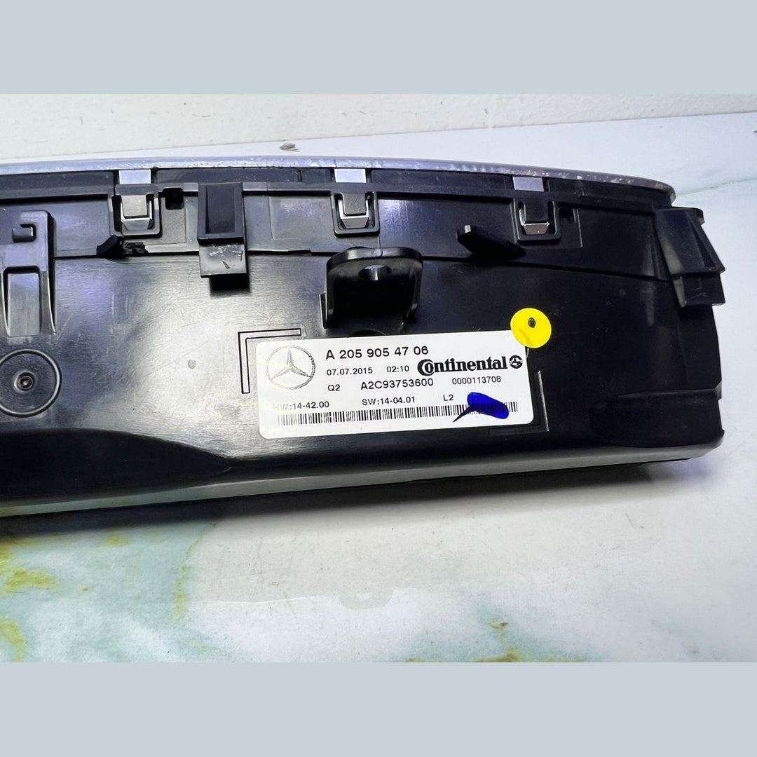 2014-2023 Mercedes-Benz C200 Climate Control Unit A2059054706