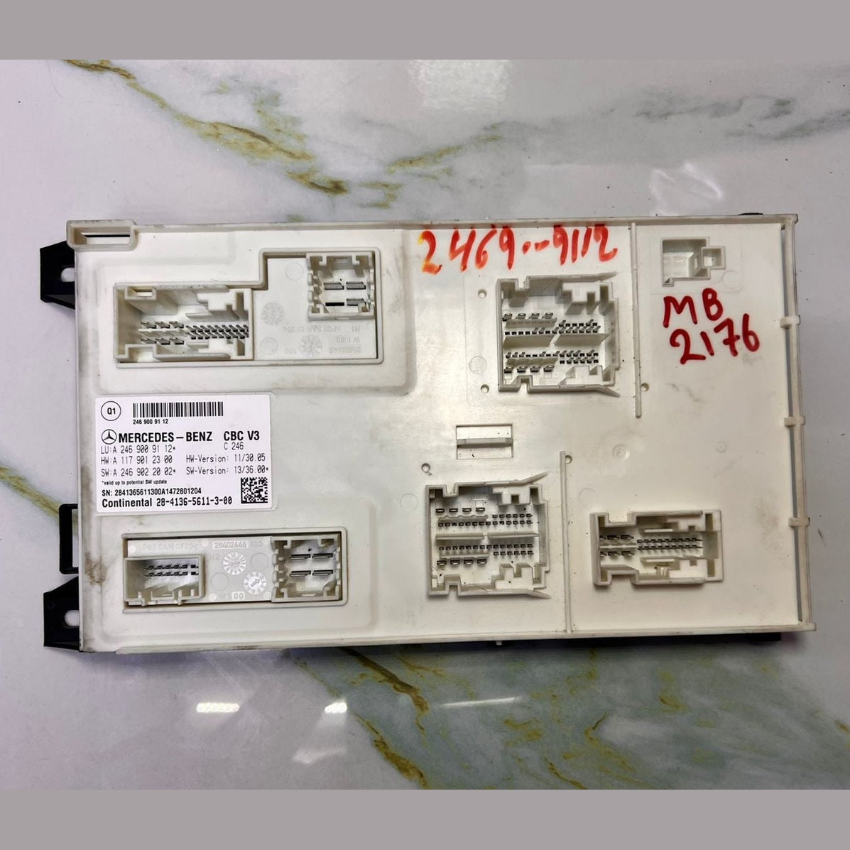 Mercedes-Benz Body Comfort Control Module A 246 9009112 W176 A Class, W246 B Cla
