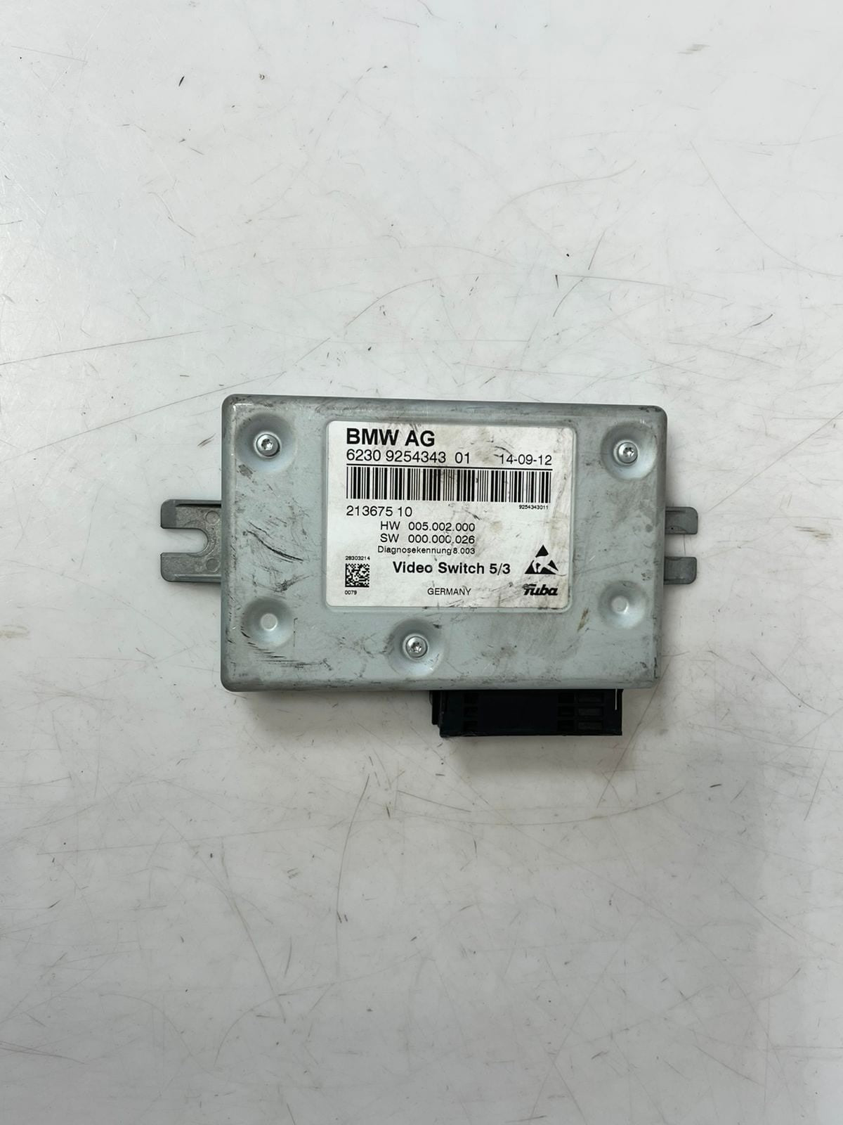 2011-2016 BMW 535i F01 F04 F06 F07 xDrive Video Switch Control Module 9254343