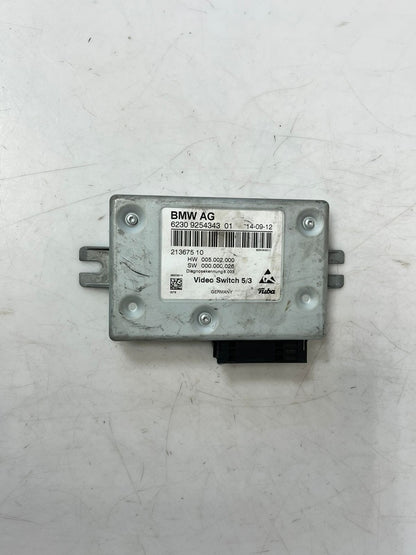 2011-2016 BMW 535i F01 F04 F06 F07 xDrive Video Switch Control Module 9254343