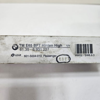 OEM BMW 7 Series E65 E66 Door Control Unit Rear Passenger Side 6931227