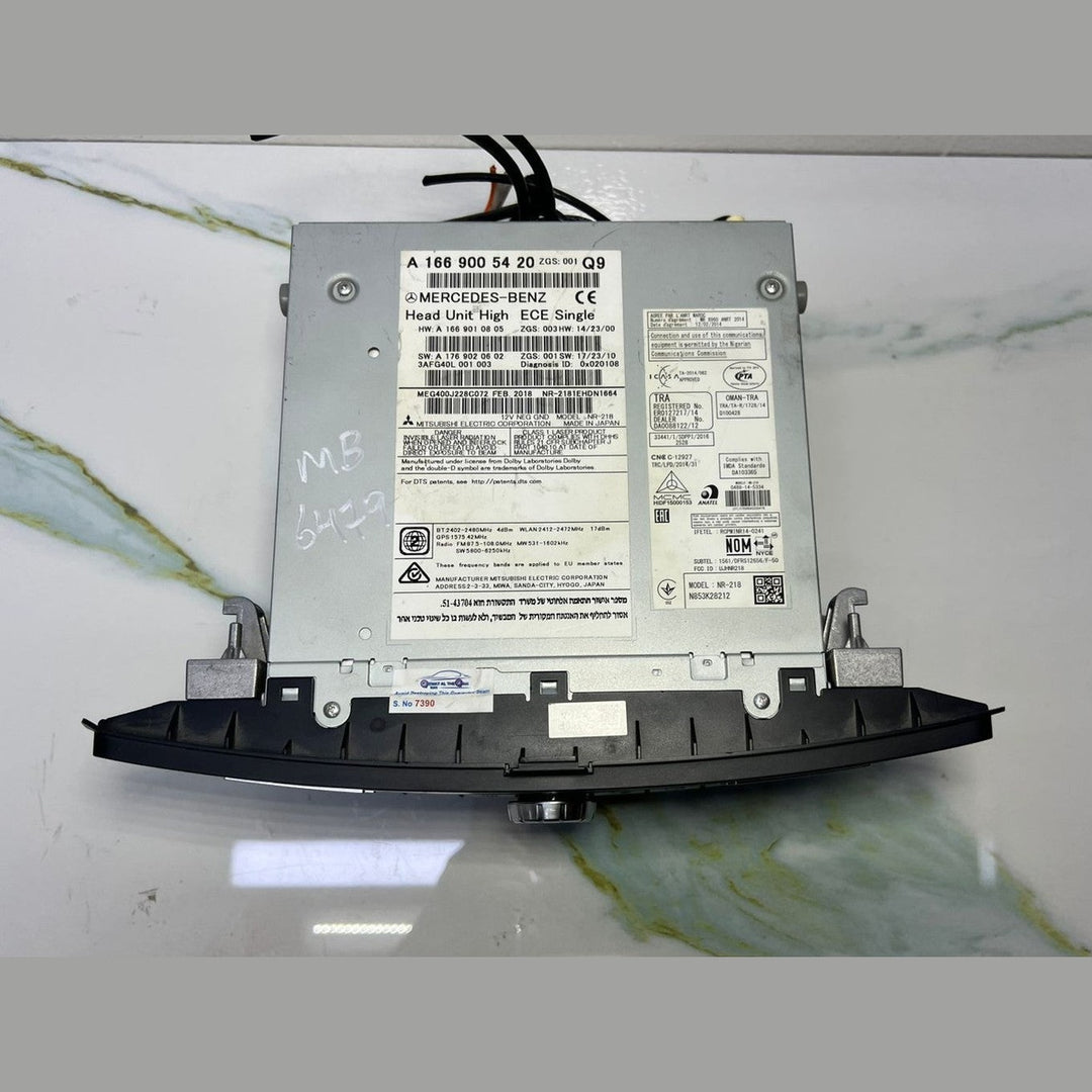 13–16 Mercedes-Benz W166 GLE Radio Audio Head Unit CD Player A166 9005420 OEM