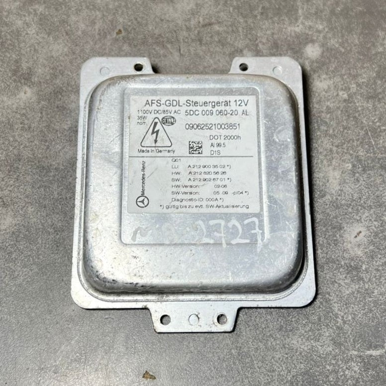 Mercedes W212 E-Class Xenon Light Headlight Control Module Unit A212 9003502 OEM