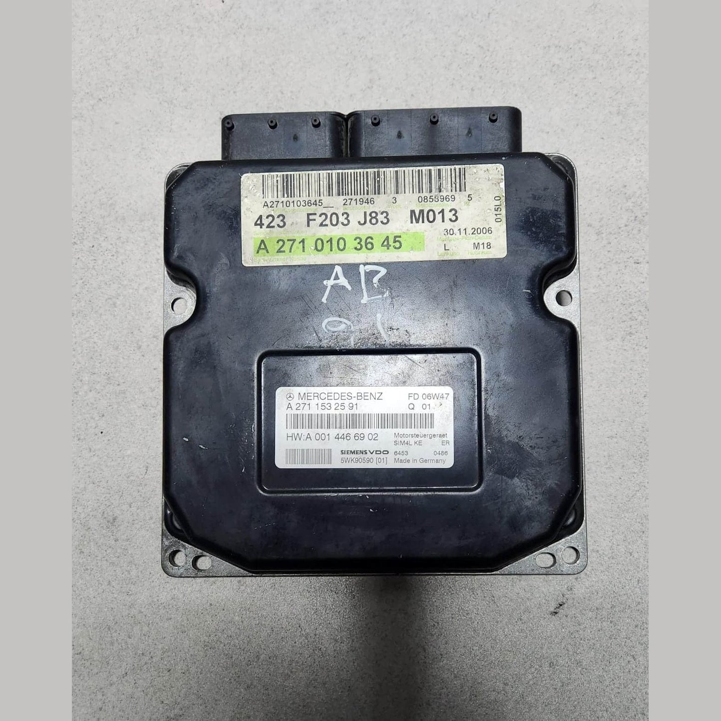 Benz Engine Control Unit A2710103645 CLC W203 C-Class 1.8 Petrol