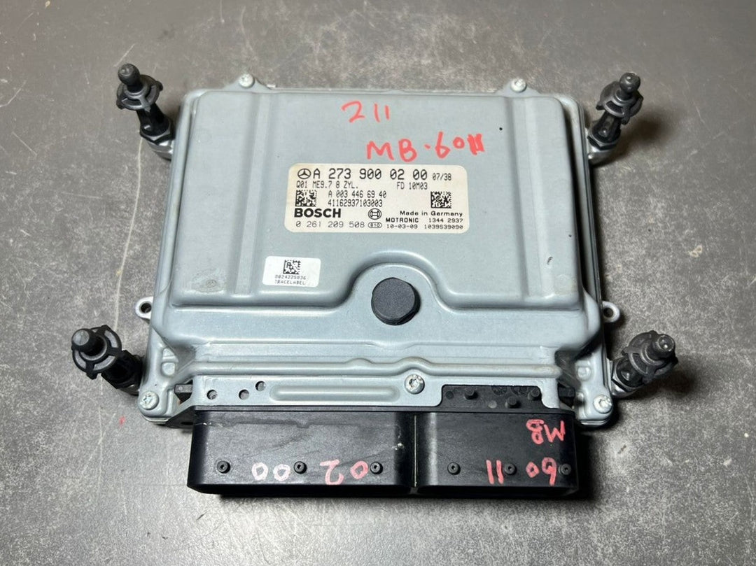 03-09 Mercedes W211 E-Class Engine Control Module Unit ECM ECU A273 9000200 OEM