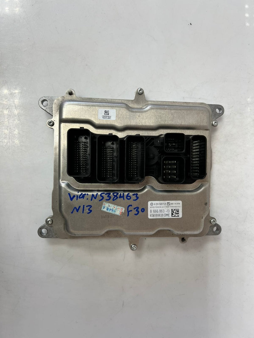 BMW N13 F30 Engine Control Unit ECU COMPLETE SET DME + FEM + 1 KEY 8666863 - 13