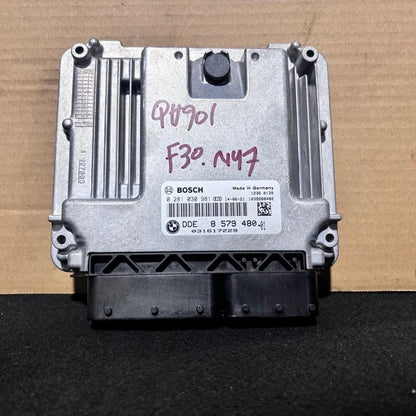 BMW OEM N47N F30 ENGINE CONTROL UNIT DDE ECU SET 8579480