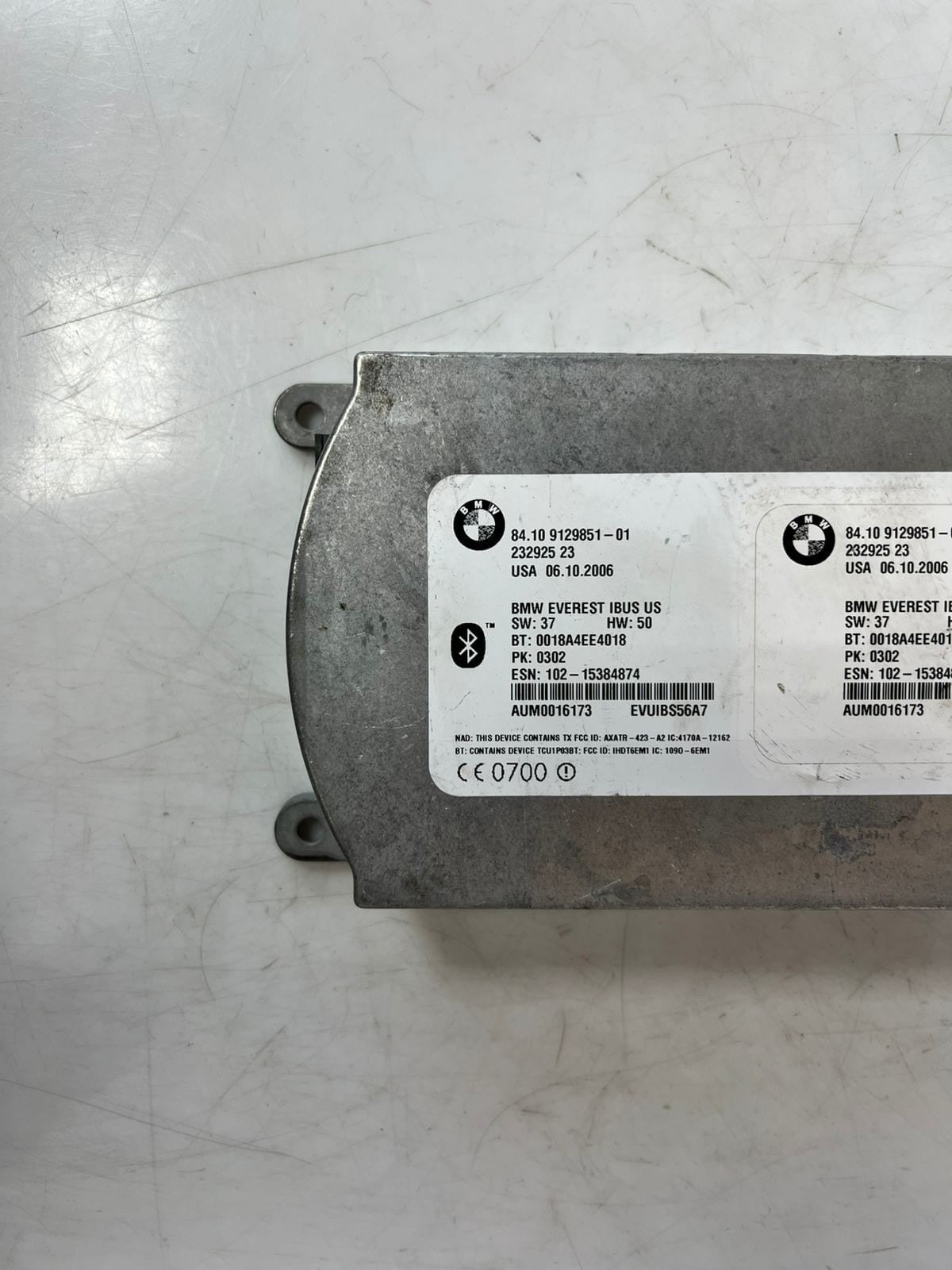 2004-2010 BMW X3 X5 Bluetooth Telematics Control Module 9129851 OEM