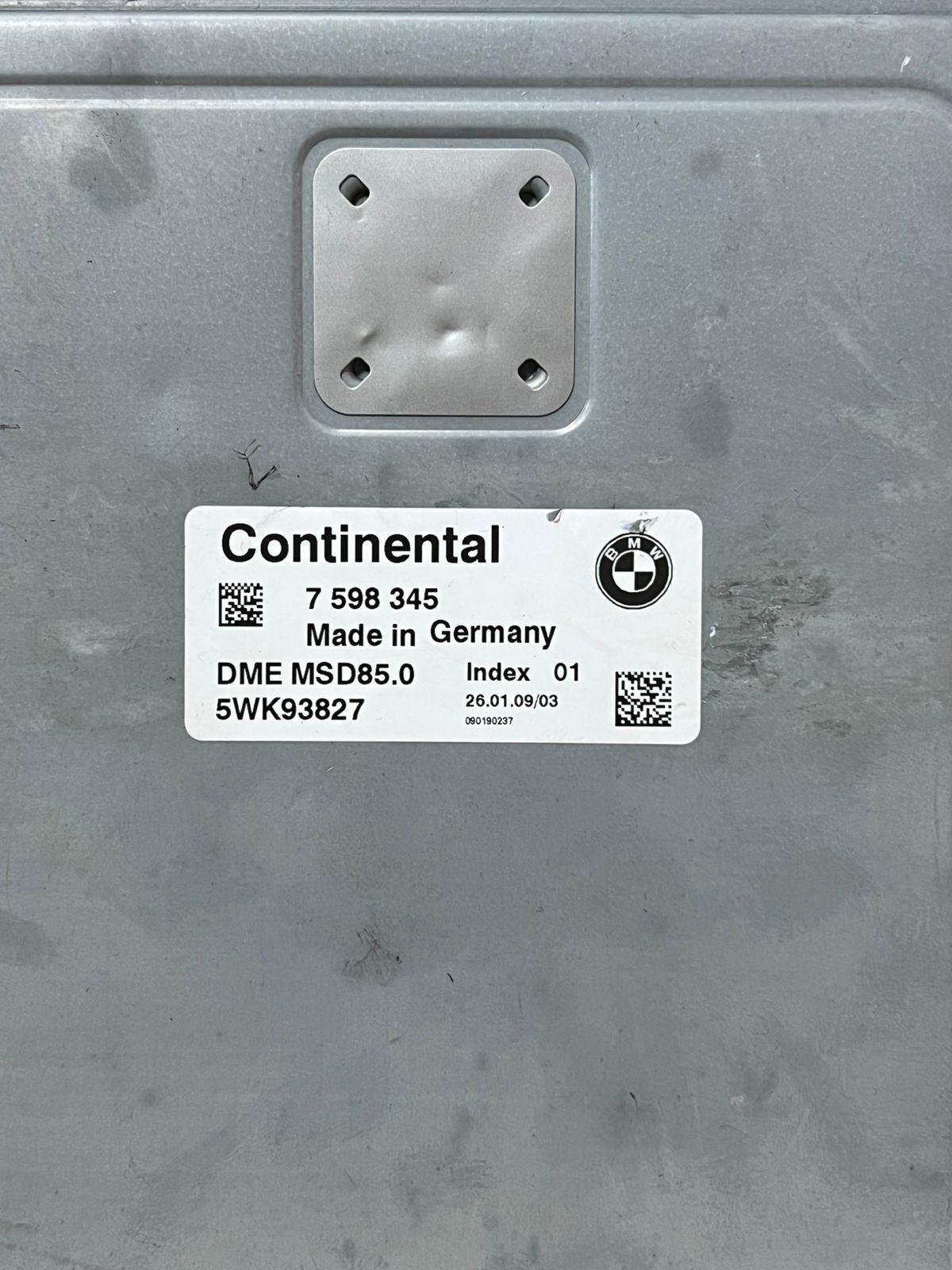 BMW 750Li N63 MSD85.0 ENGINE CONTROL UNIT ECU COMPLETE SET 7598345