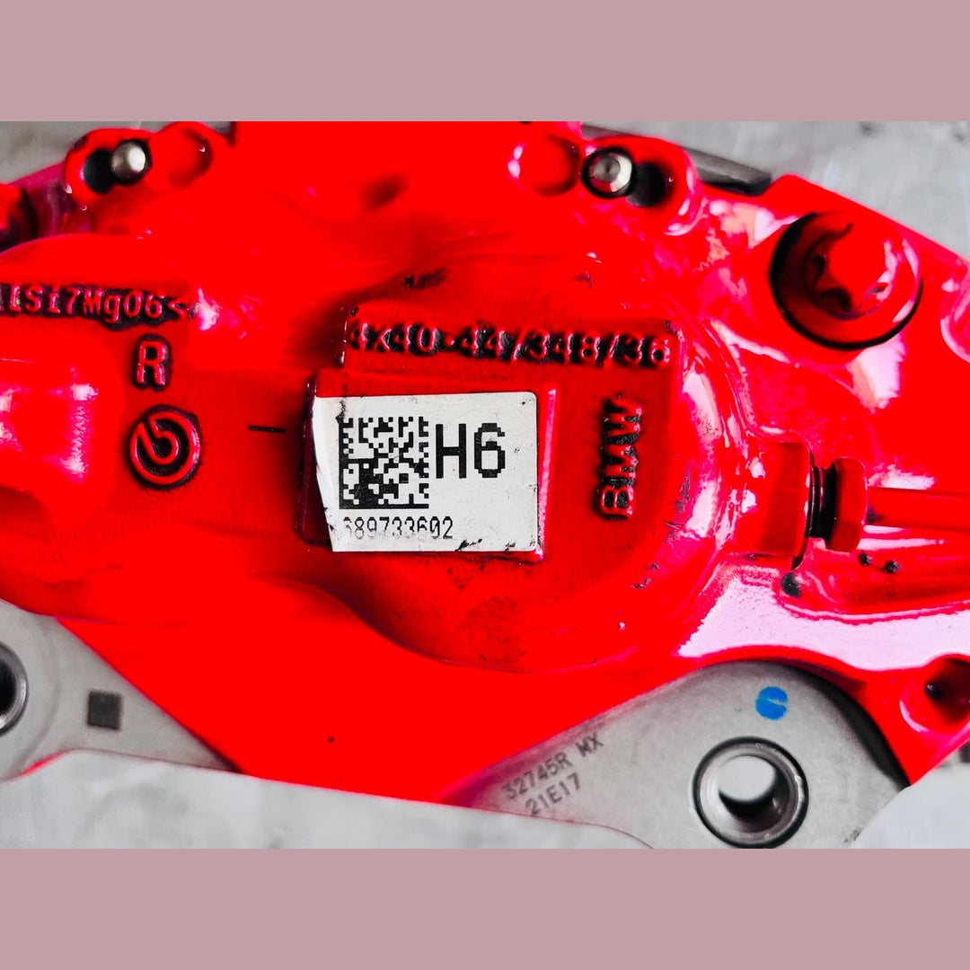 2018-2023 BMW X4 Brake Calipers Set RED MSPORT 689733602 X3 G01 M40i and X4 G02