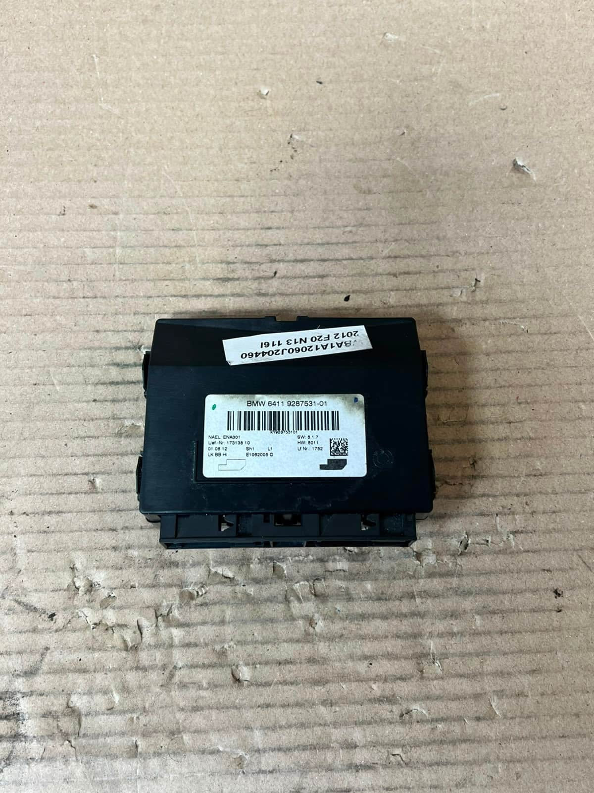 2012 BMW 320i F20 F21 F30 F31 F35 Air Conditioning/Heating Control Unit 9287531