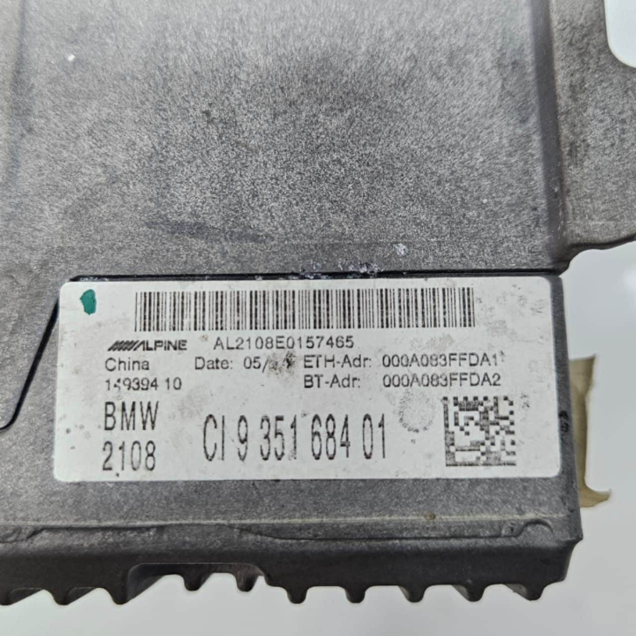 9351684-2013-2018 BMW 3 5 Series G30 X5 Audio Player Multimedia Control Unit 